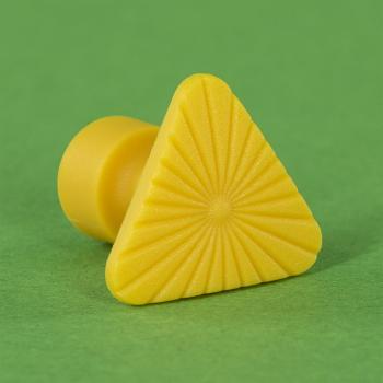 Kunststoffverbinder 23 mm x 23 mm x 23 mm gelb
